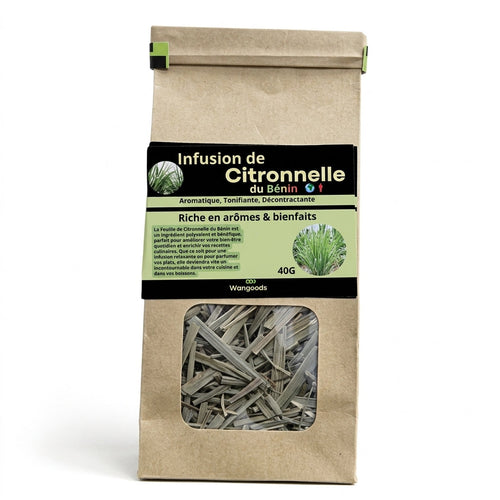 Citronnelle séchée du Bénin