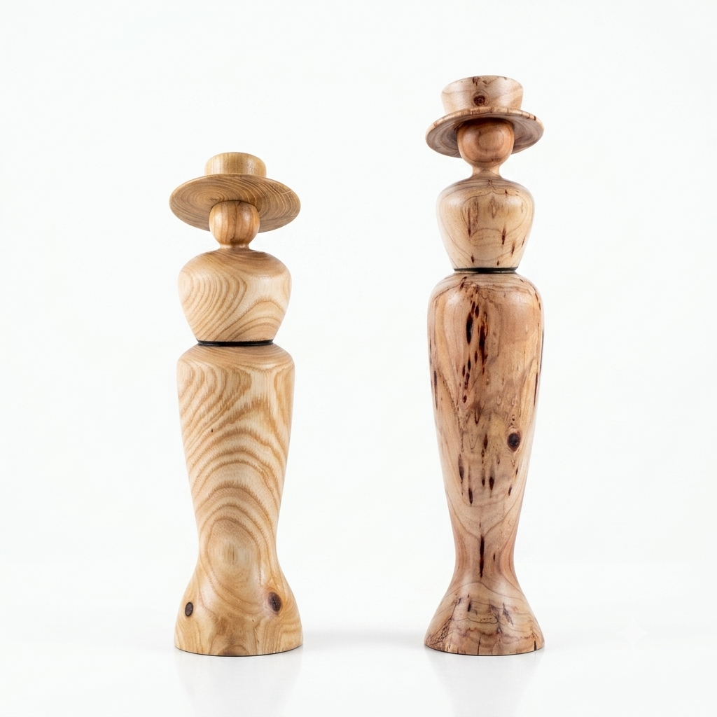 Élégante - pièce signature en bois tourné