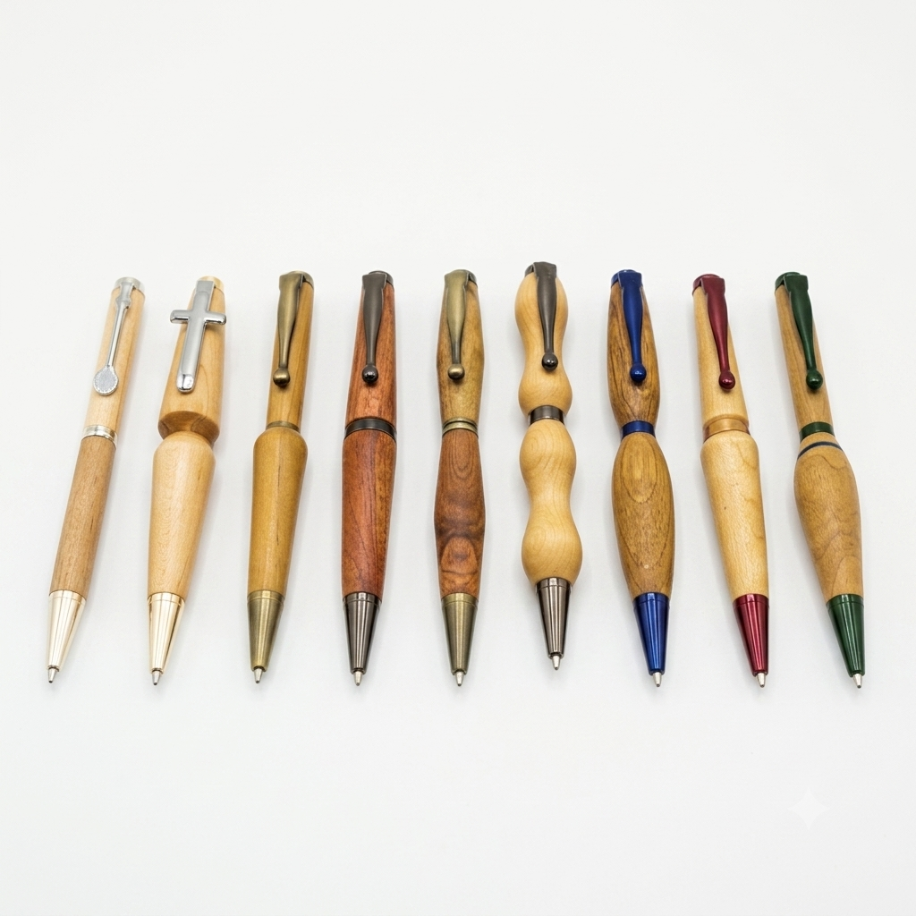 Stylo en bois tourné - Patrice Panier