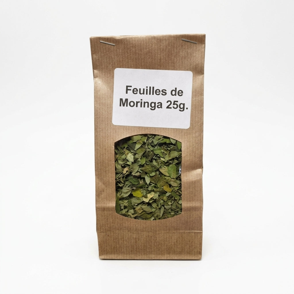 Feuilles de moringa séchées du Bénin